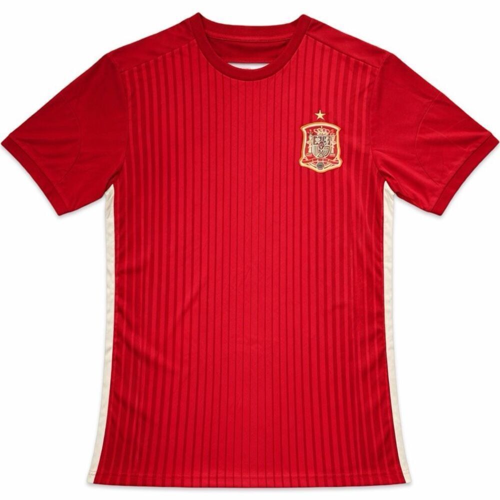 Spain National Team Soccer Jersey Large Red BBD Sports NWT